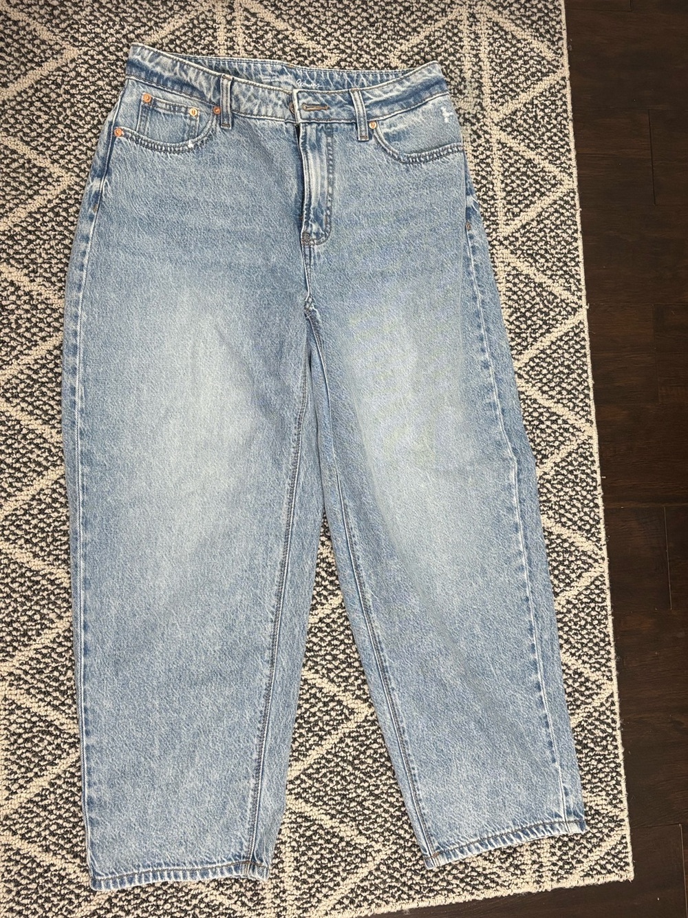 Reitmans Light Wash Boyfriend Jeans - Pale Blue